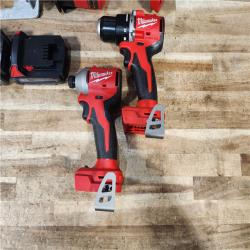 HOUSTON LOCATION - AS - IS Milwaukee 4 Tool Combo Kit W/ (2) Battery & Charger