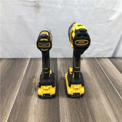 AS-IS DEWALT 20V MAX Lithium-Ion Cordless 2-Tool Combo Kit