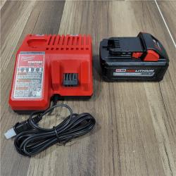 AS-IS Milwaukee  M18 18-Volt Lithium-Ion High Output Starter Kit with 6.0 Ah Battery and Charger