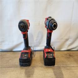 AS-IS- Milwaukee  FUEL 18V Lithium-Ion Brushless Cordless Hammer Drill and Impact Driver Combo Kit