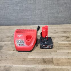 HOUSTON LOCATION - AS-IS Milwaukee 2569-20 12V Cordless 3/8  Extended Reach High Speed Ratchet W/ BATTERY & CHARGER