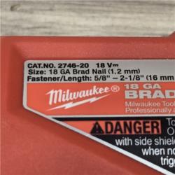 AS-IS Milwaukee M18 FUEL 18 Gauge Brad Nailer (TOOL ONLY)