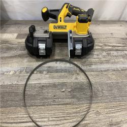 AS-IS DEWALT 20-Volt MAX 3-3/8 in. Cordless Brushless Bandsaw (Tool-Only)