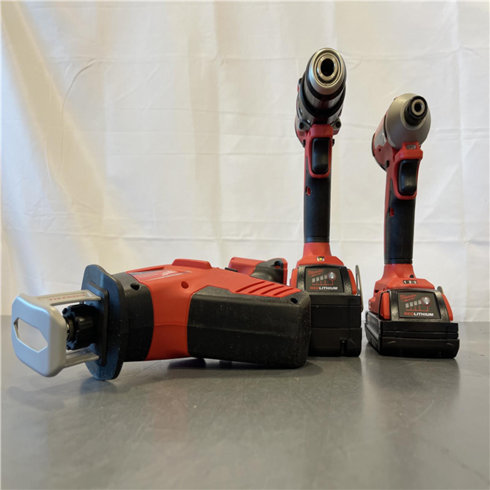 AS-IS - Milwaukee M18 4 Tool Combo Kit