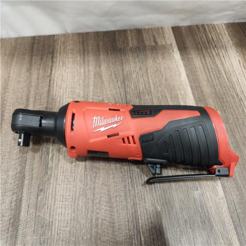 AS-IS- MILWAUKEE .38 in. M12 Cordless Ratchet (Tool-Only)
