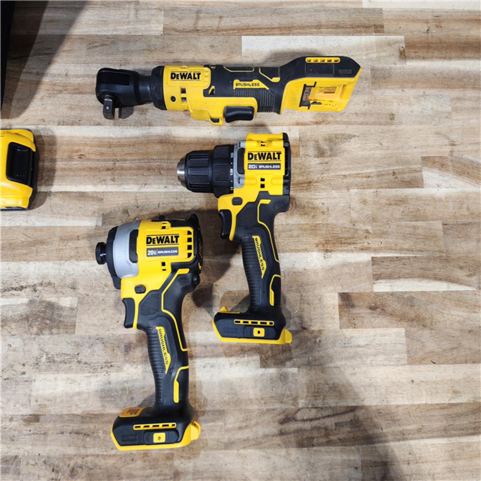 HOUSTON LOCATION - AS-IS DEWALT 3 TOOL COMBO KIT W/ (2) BATTERY & CHARGER