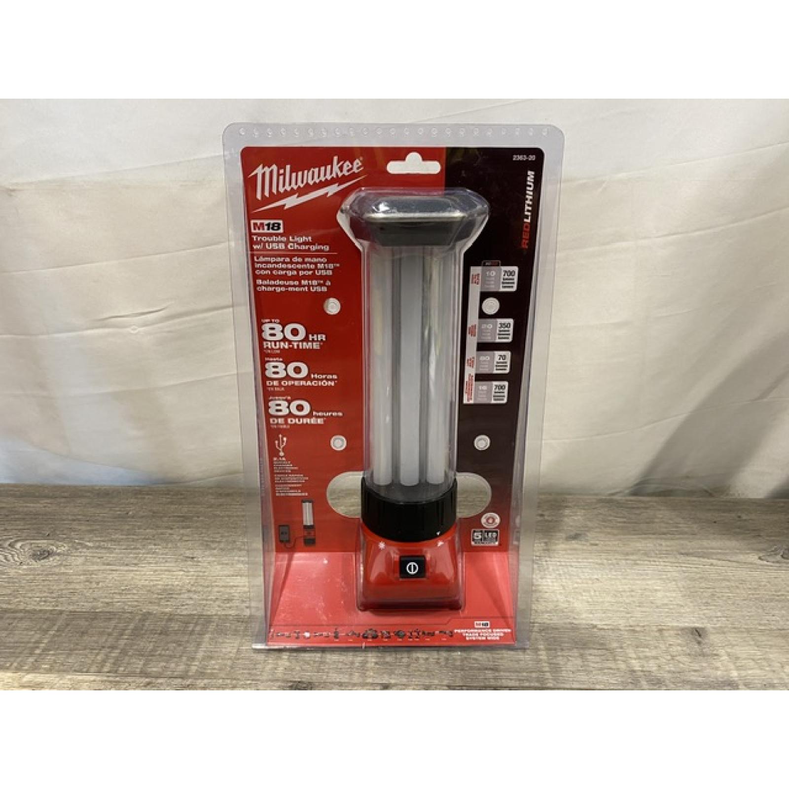 NEW - Milwaukee 18-Volt Lithium-Ion Cordless 700-Lumen LED Lantern/Trouble Light w/ USB Charging (Tool-Only)
