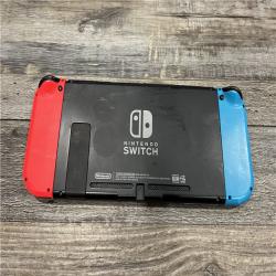 AS-IS Nintendo Switch with Neon Blue and Neon Red Joy-Con