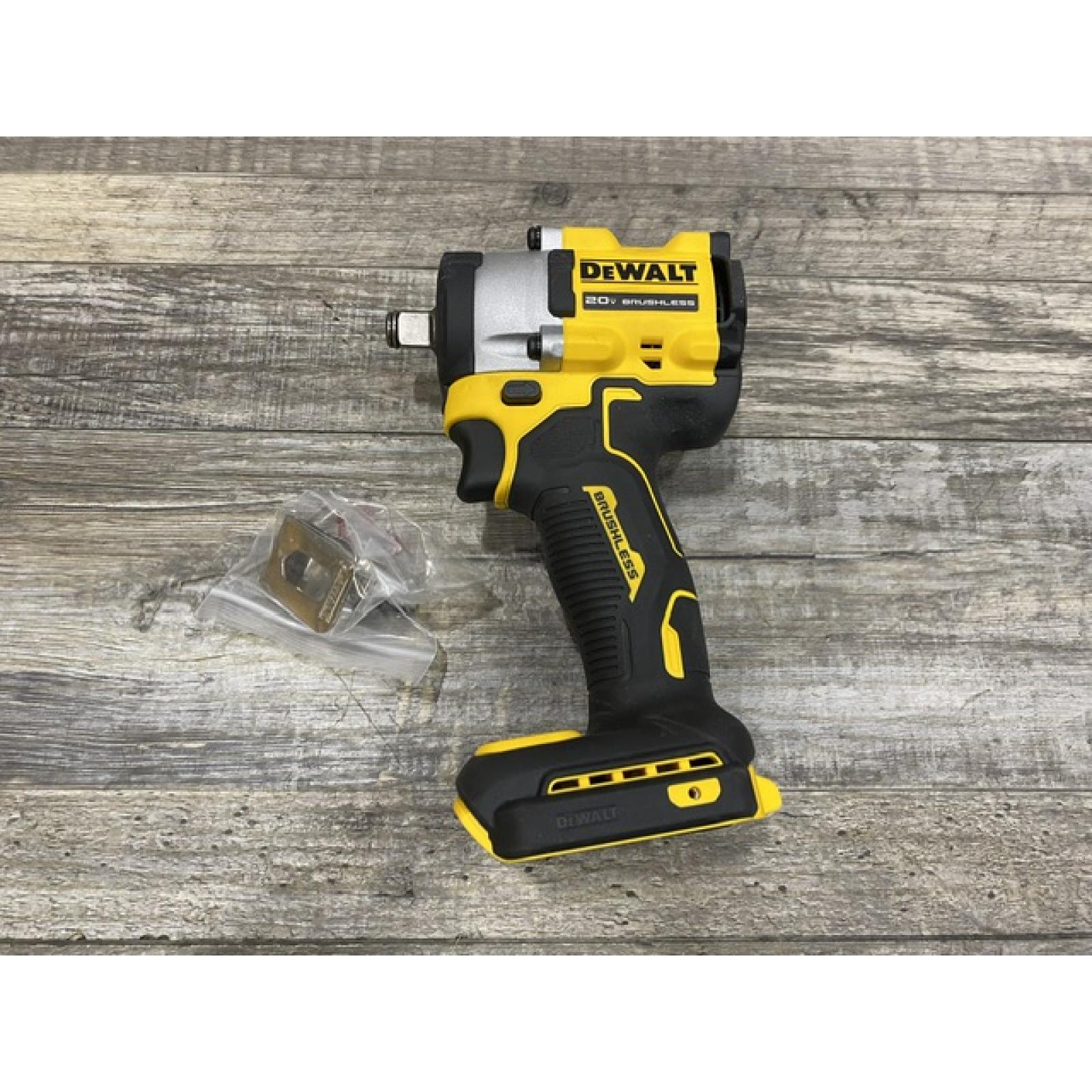 AS-IS DEWALT ATOMIC 20V MAX Cordless Brushless 1/2 in. Variable Speed Impact Wrench (Tool Only)