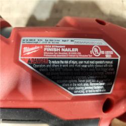 HOUSTON LOCATION - AS - IS Milwaukee FUEL 18-Volt Lithium-Ion Brushless Cordless Gen ll 16-Gauge Straight Finish Nailer (Tool Only)