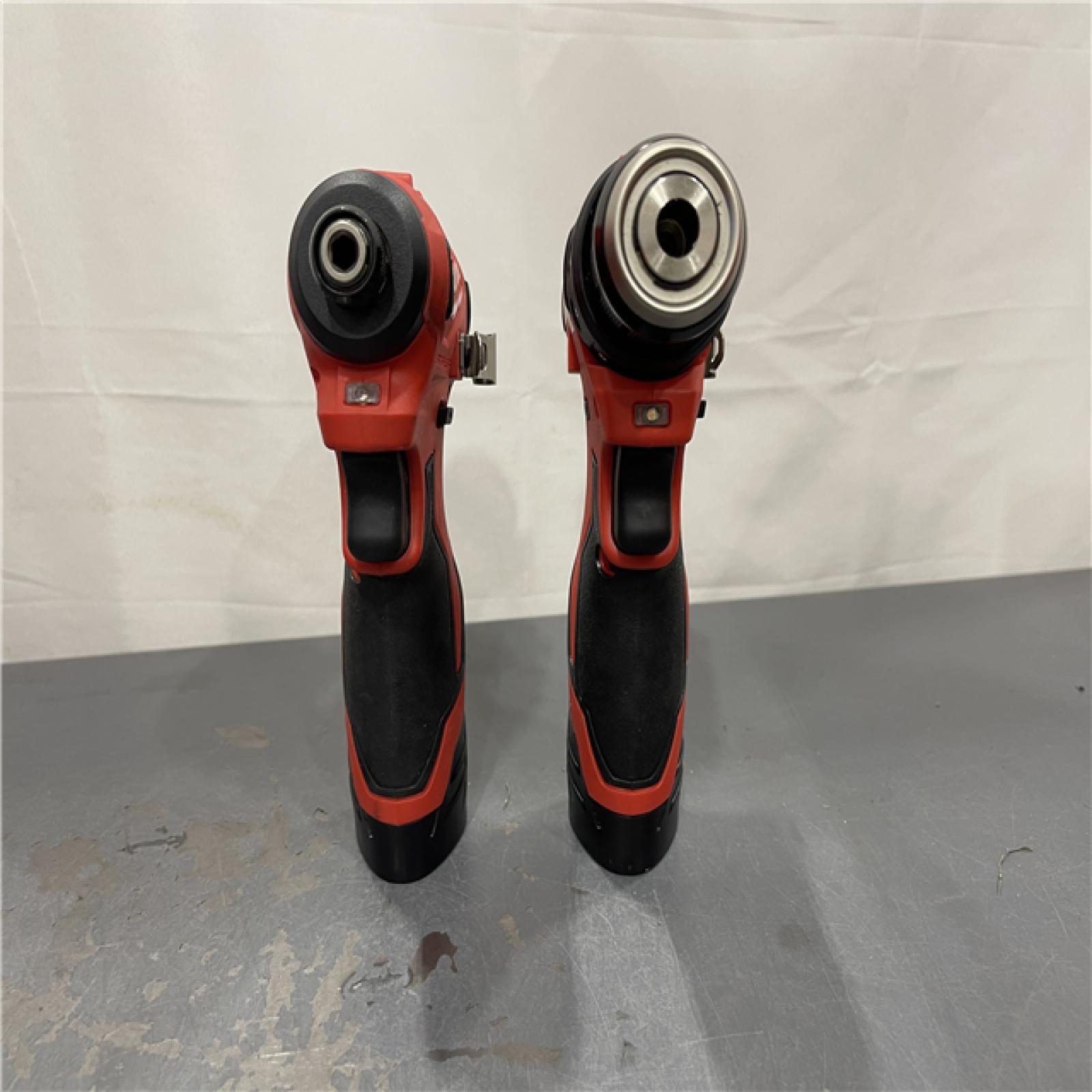 AS-IS - Milwaukee M12 12-Volt Lithium-Ion Brushless Cordless Subcompact Drill and Impact Driver Combo Kit