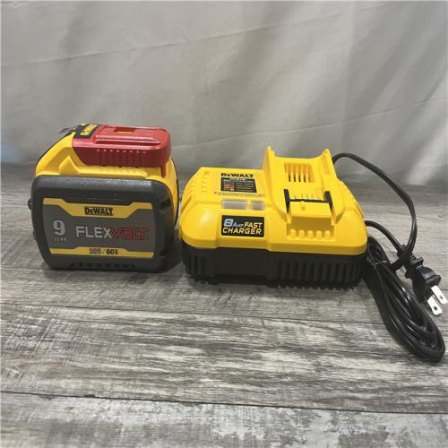 AS-IS DEWALT 20V/60V MAX FLEXVOLT Lithium-Ion 9.0Ah Battery and Charger Starter Kit