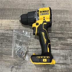 AS-IS DEWALT ATOMIC 20-Volt MAX Brushless Cordless 1/2 in. Hammer Drill (Tool-Only)