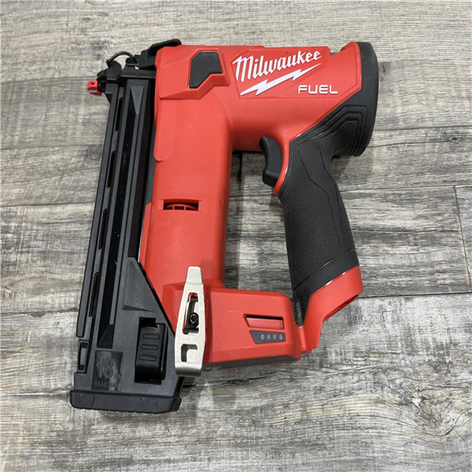 AS-IS Milwaukee FUEL 12-Volt Lithium-Ion Brushless Cordless 18-Gauge 1-1/2 in. Compact Brad Nailer (Tool-Only)