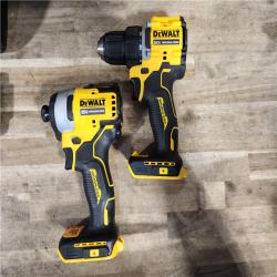 HOUSTON LOCATION - AS-IS Dewalt DCK225D2 20V MAX ATOMIC Brushless Compact Lithium-Ion 1/2 in. Cordless Drill Driver and 1/4 in. Impact Driver Combo Kit with 2 Batteries 2 Ah