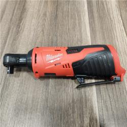 AS-IS- MILWAUKEE.38 in. M12 Cordless Ratchet (Tool-Only)