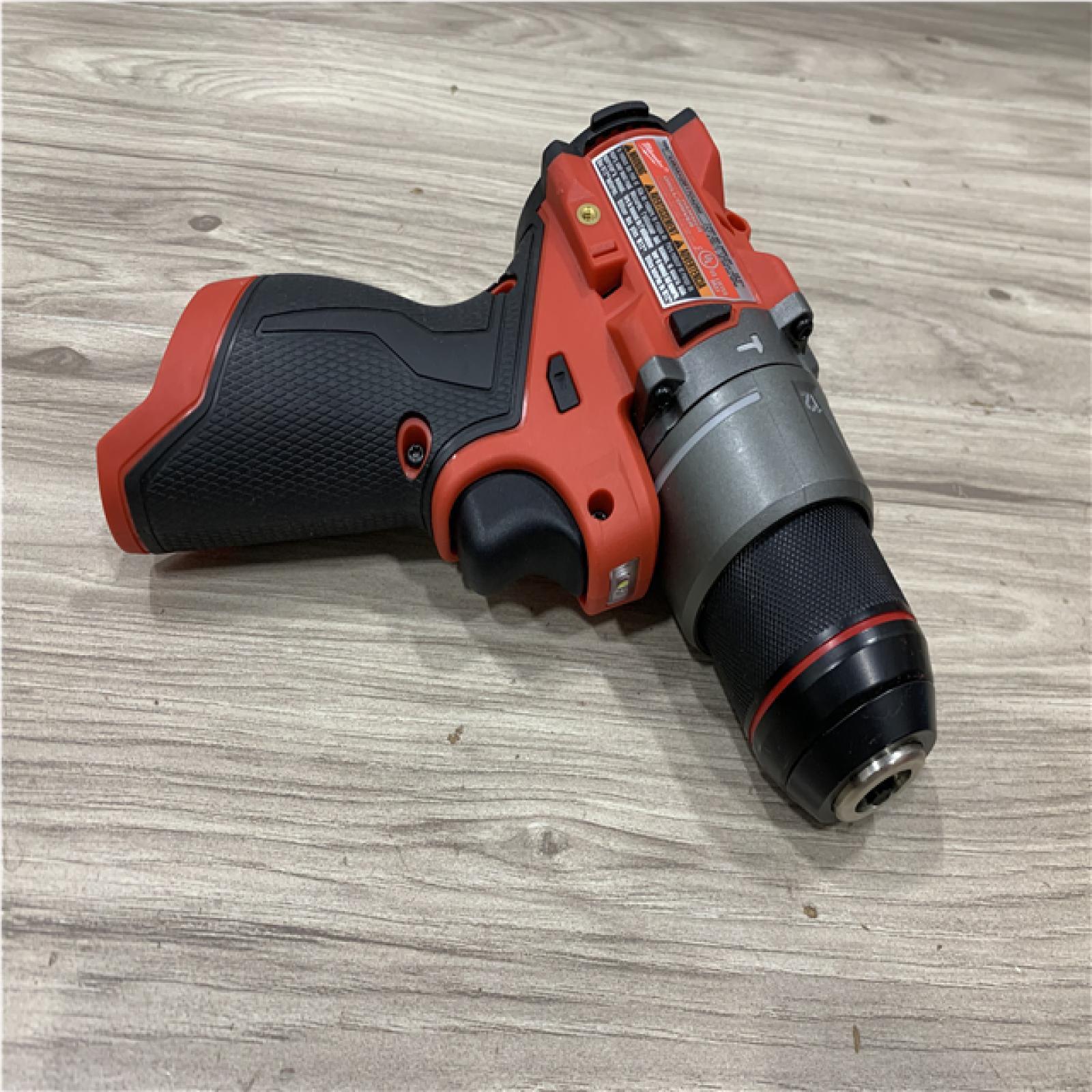 AS-IS Milwaukee FUEL 12V Lithium-Ion Brushless Cordless 1/2 in. Hammer Drill (Tool-Only)