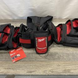 NEW - Milwaukee General Contractor Work Waist Tool Belt with Suspension Rig