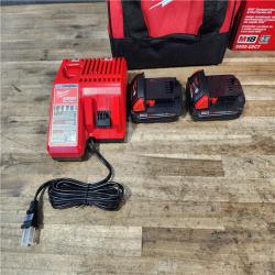 HOUSTON LOCATION - AS-IS Milwaukee M18 18V Lithium-Ion Brushless Cordless Compact Drill/Impact Combo Kit (2-Tool) W/(2) 2.0 Ah Batteries  Charger & Bag