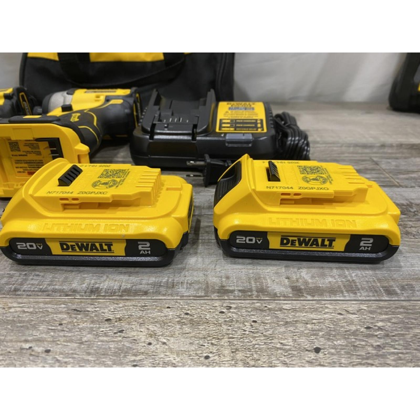 AS-IS DEWALT ATOMIC 20-Volt MAX Lithium-Ion Cordless (2-Tool) Combo Kit