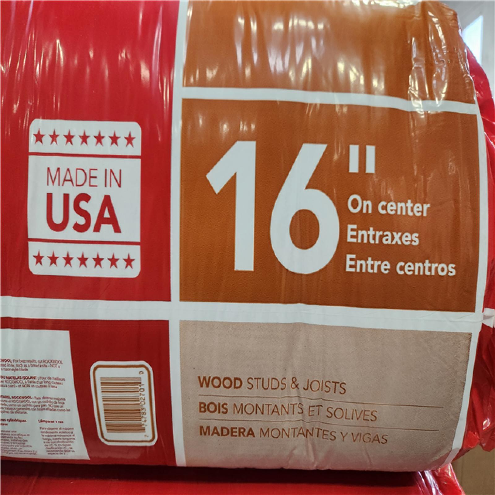 Phoenix ROCKWOOL Safe 'n' Sound 3 in. x 15-1/4 in. x 47 in. Soundproofing and Fire Resistant Stone Wool Insulation Batt (358 sq. ft.)