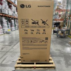 DALLAS LOCATION - LG WashTower Stacked SMART Laundry Center 4.5 Cu.Ft. Front Load Washer & 7.4 Cu.Ft. Electric Dryer in White