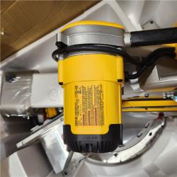Like New- DeWALT  12in Double Bevel Sliding Compound Miter Saw