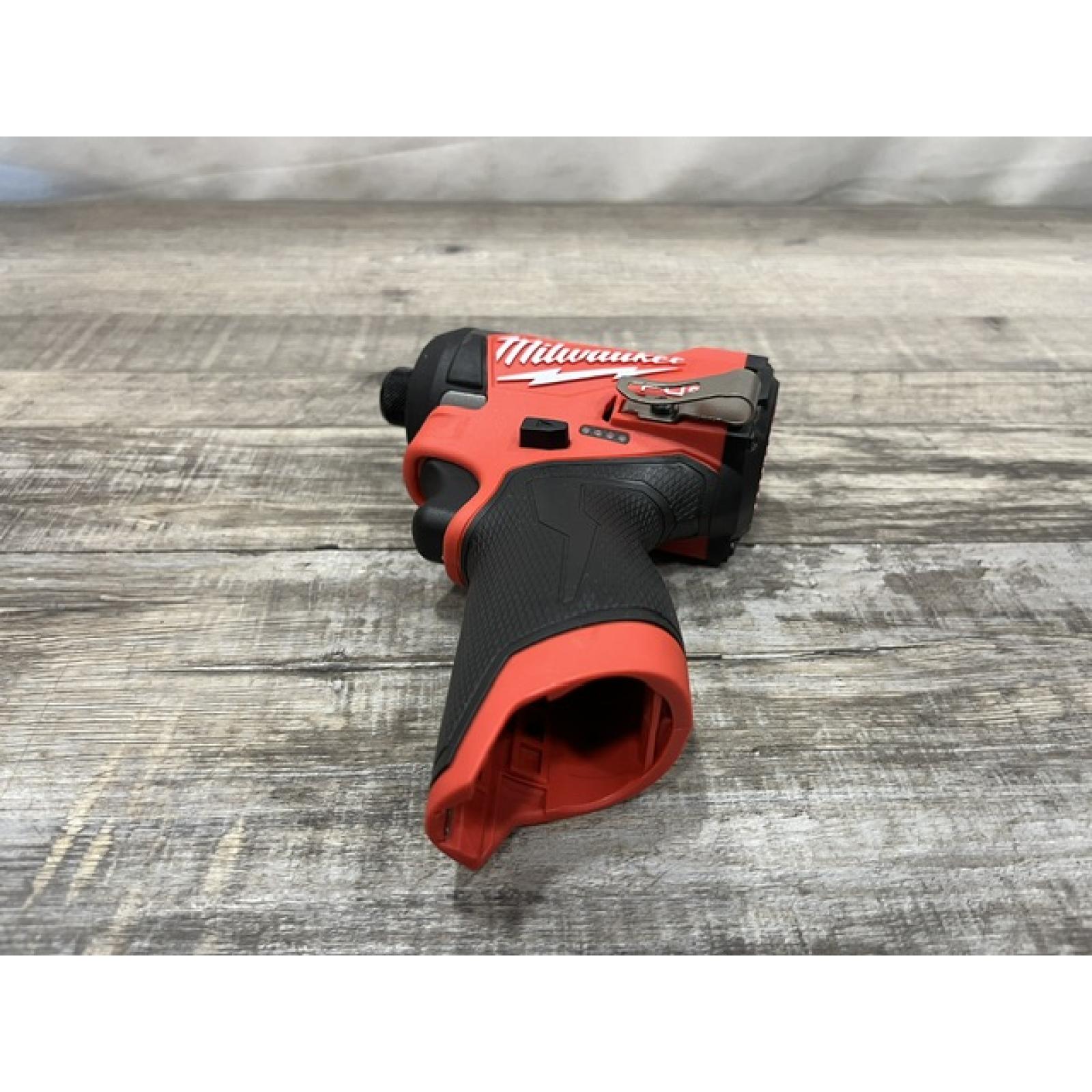 AS-IS Milwaukee FUEL 12-Volt Lithium-Ion Brushless Cordless Hammer Drill and Impact Driver Combo Kit