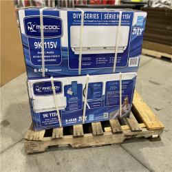 DALLAS LOCATION- NEW! MRCOOL 9K 115V DIY 5TH GEN AIR HANDLER PALLET (3 UNITS)