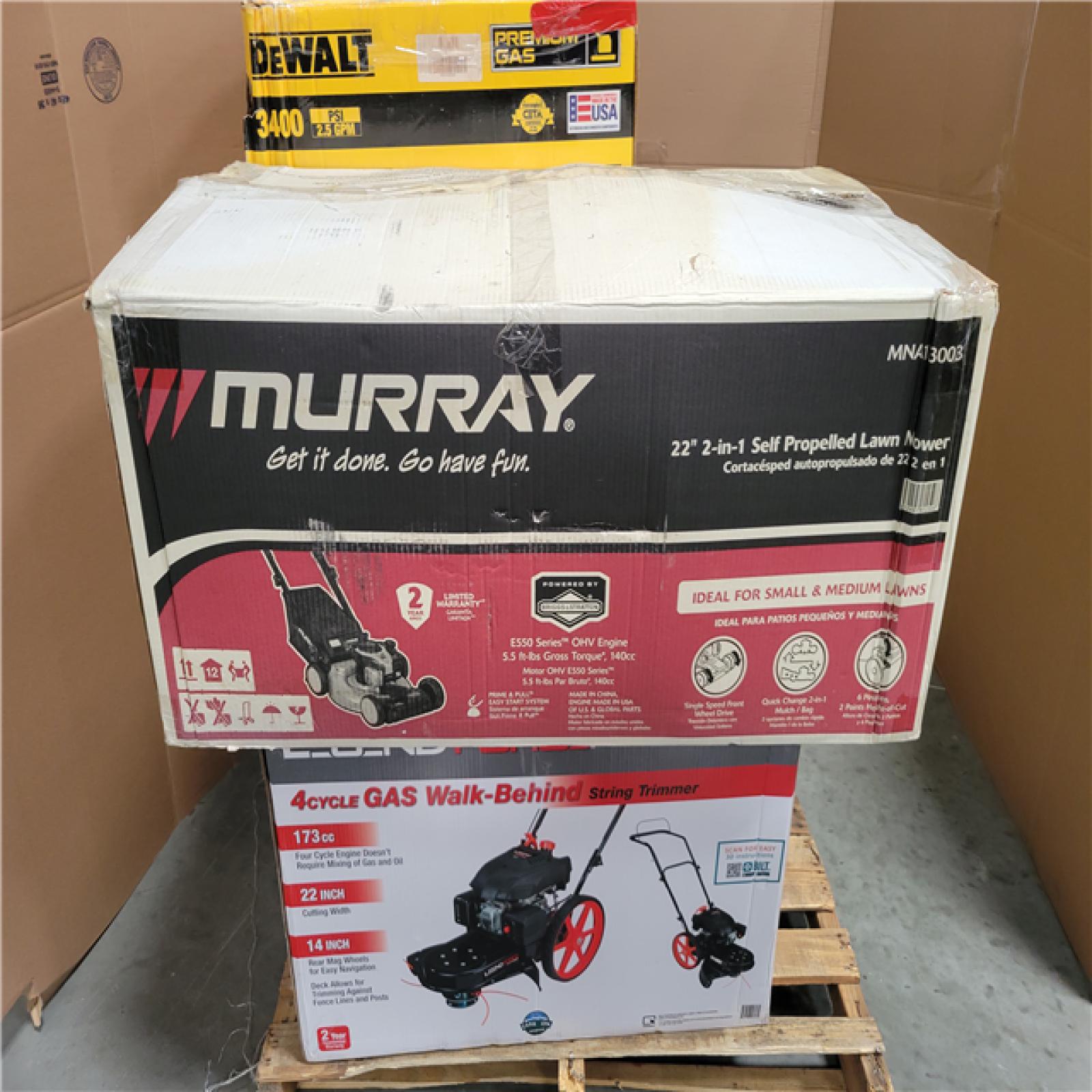 CALIFORNIA AS-IS OUTDOOR POWER EQUIPMENT