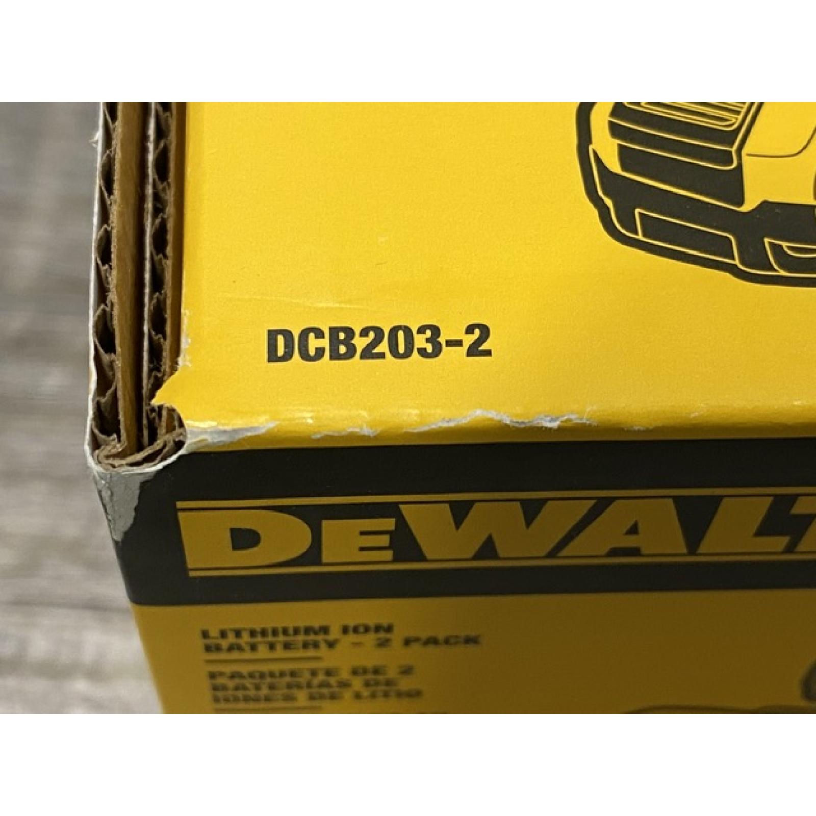 NEW - DEWALT 20V MAX Lithium-Ion 2. 0Ah Battery (2-Pack)