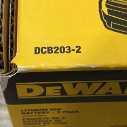 NEW - DEWALT 20V MAX Lithium-Ion 2. 0Ah Battery (2-Pack)
