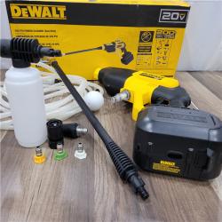 AS-IS  Dewalt 20V 550 PSI  1 GPM Cordless Power Cleaner W/ 4 Nozzles Tool-Only DCPW550B