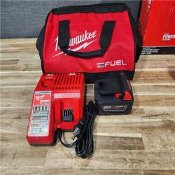 HOUSTON LOCATION - AS-IS (APPEARS LIKE NEW) Milwaukee FUEL 18V Lithium-Ion Brushless Cordless 1/2 in. Impact Wrench w/Friction Ring Kit
