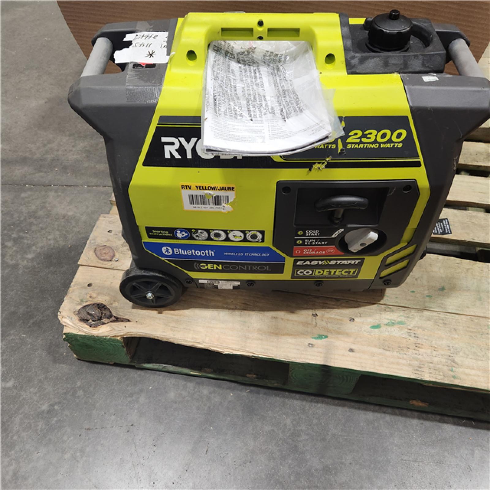 Dallas Location - As-Is Ryobi 2300-Watt Generator