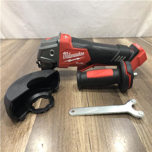 AS-IS Milwaukee FUEL 18V Lithium-Ion Brushless Cordless 4-1/2 in./5 in. Grinder with Variable Speed & Paddle Switch (Tool-Only)