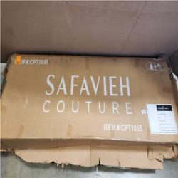 Phoenix NEW SAFAVIEH Caledonia Teak Outdoor Chaise Lounge with White Cushions