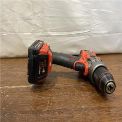 AS-IS Milwaukee 2904-22 Hammer Drill Driver Kit with Batteries  Charger & Tool Case  Red