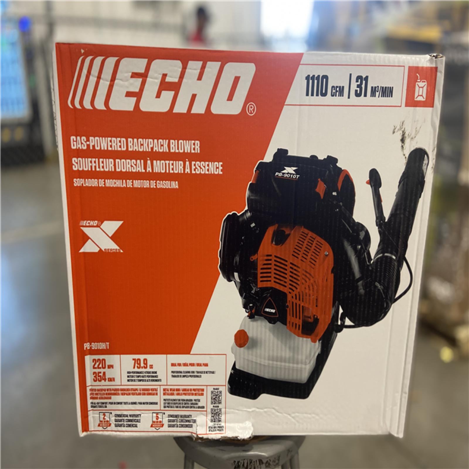 NEW! - 220 MPH 1110 CFM 79.9 Cc Gas 2-Stroke X Series Backpack Blower with Tube-Mounted Throttle