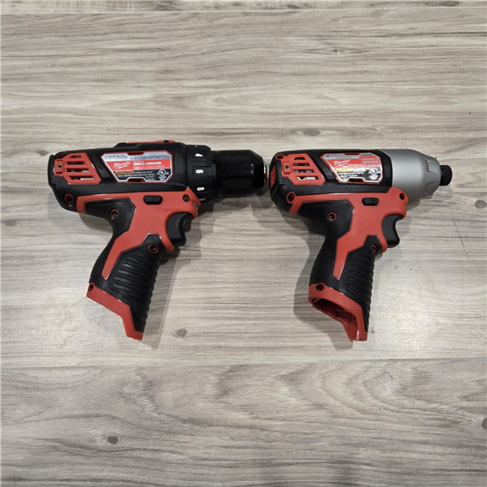 LIKE NEW! - Milwaukee 12V Cordless Drill Driver/Impact Driver Combo Kit