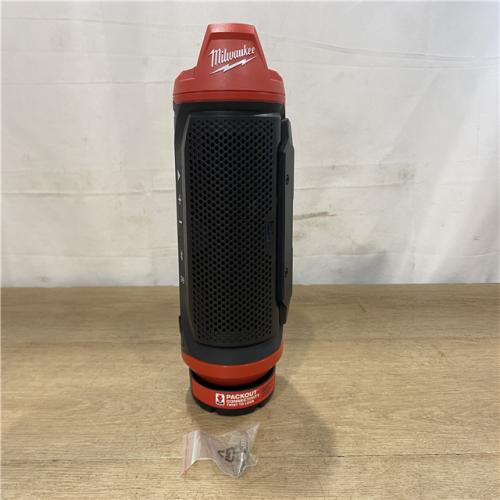 AS-IS Milwaukee 12-Volt Lithium-Ion Cordless Bluetooth Jobsite Speaker with PACKOUT Compatibility