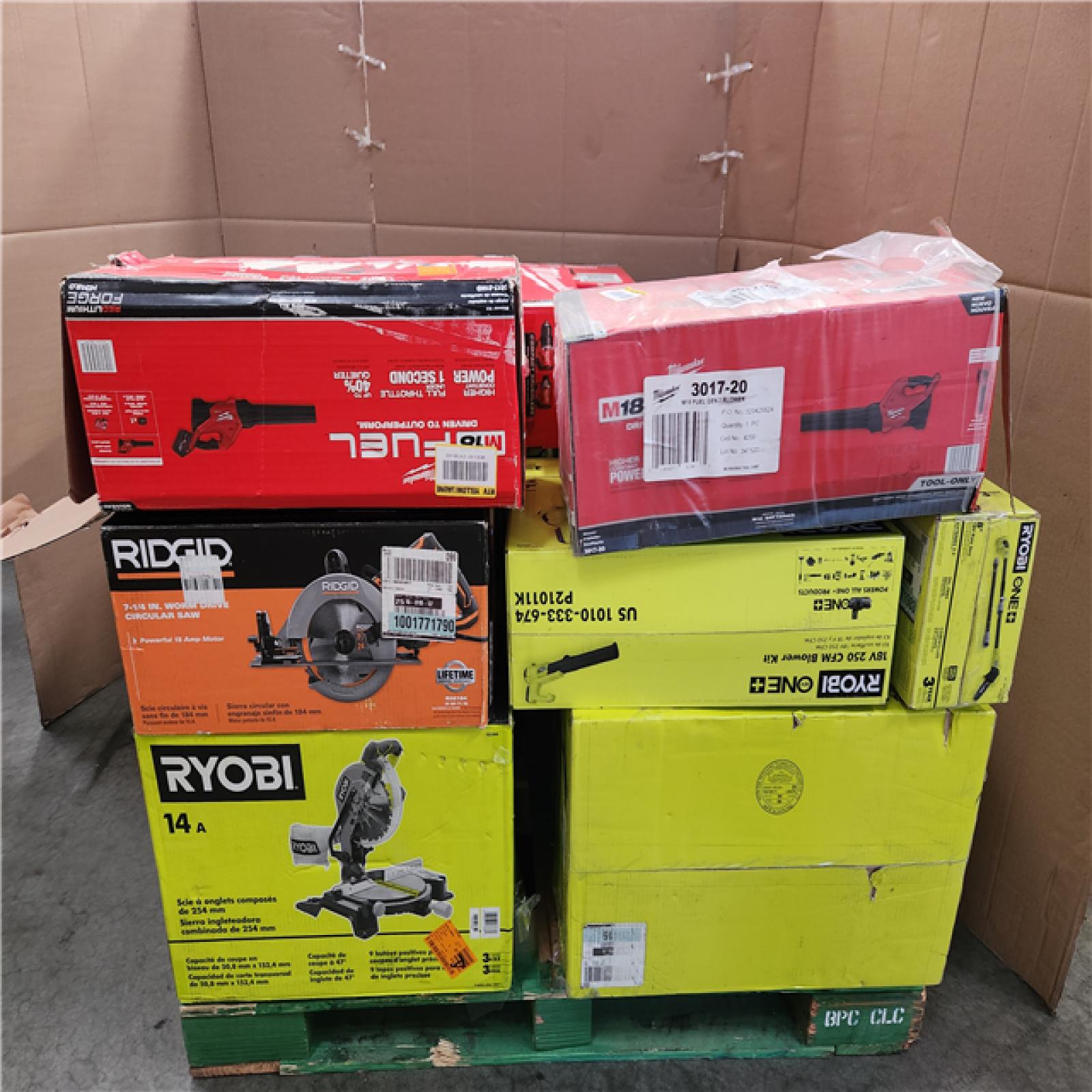 CALIFORNIA AS-IS TOOL PALLET