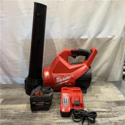 AS-IS  Milwaukee FUEL 120 MPH 500 CFM 18V Brushless Cordless Battery Powered Leaf Blower Kit