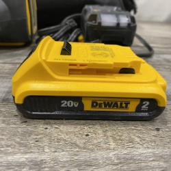 AS-IS DEWALT 20V MAX XR 16-Gauge Electric Cordless Angled Finishing Nailer Kit