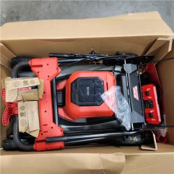 Dallas Location - As-Is Milwaukee M18 FUEL Brushless Cordless 21 in.Mower w/(2) 12.0Ah Battery and Rapid Charger