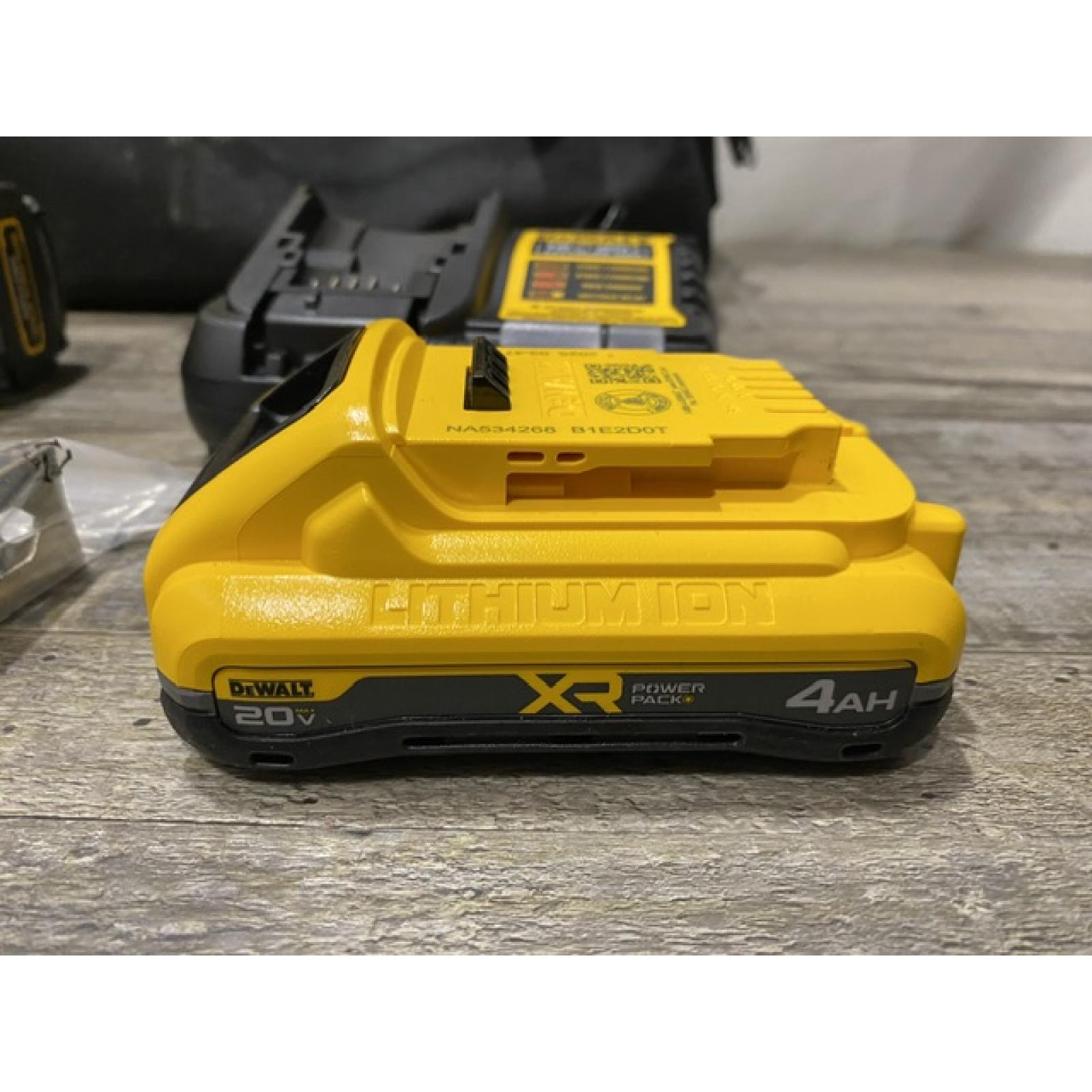 AS-IS DEWALT 20V MAX XR Lithium-Ion Brushless Cordless 3-Speed High Torque 1/4 in. Impact Driver Kit