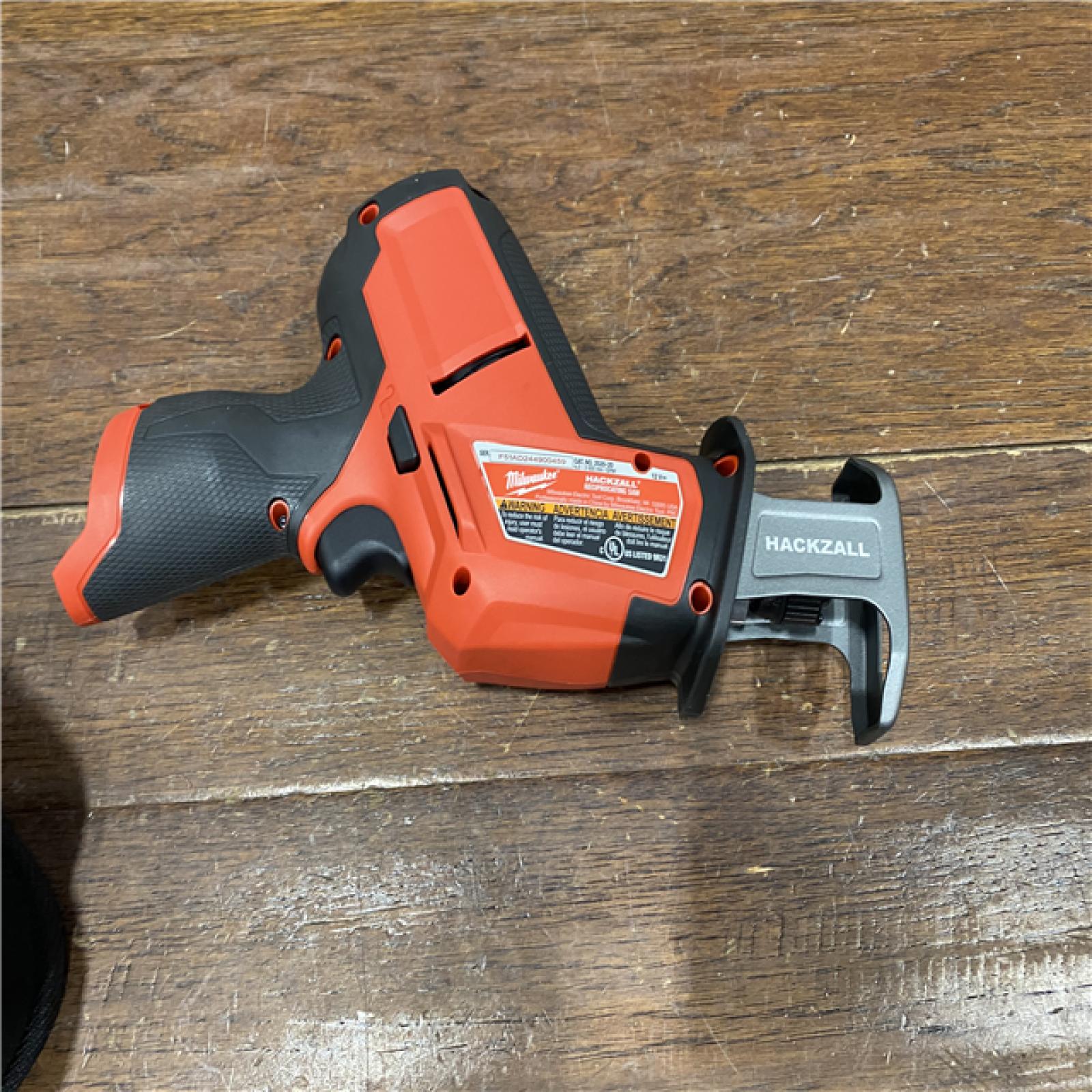 AS-IS Milwaukee M12 FUEL 12-Volt Lithium-Ion Brushless Cordless HACKZALL Reciprocating Saw Kit W/ Free M12 2.0Ah Compact Battery