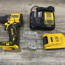 AS-IS DEWALT Atomic 20V Lithium-Ion Cordless Compact 1/2 in. Drill/Driver Kit