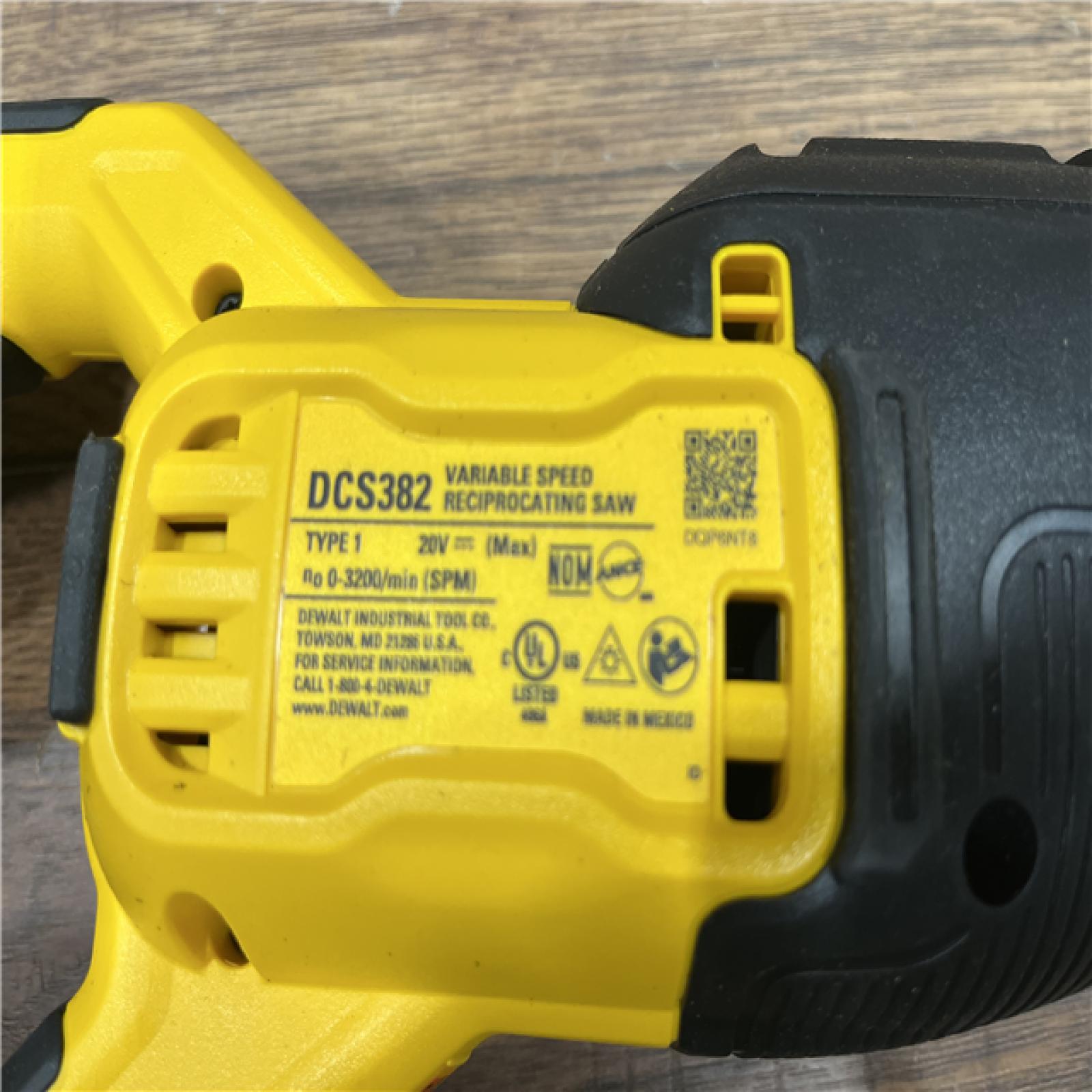 AS-IS DEWALT 20V MAX XR Cordless Brushless Reciprocating Saw (Tool Only)