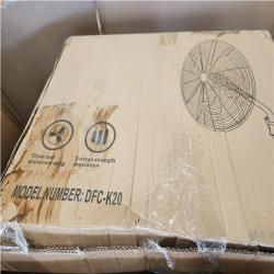 Phoenix NEW TMWINGS 22 in. 3-Speed Drum Fan in Black with 7000 CFM Industrial Fan Pallet of 17